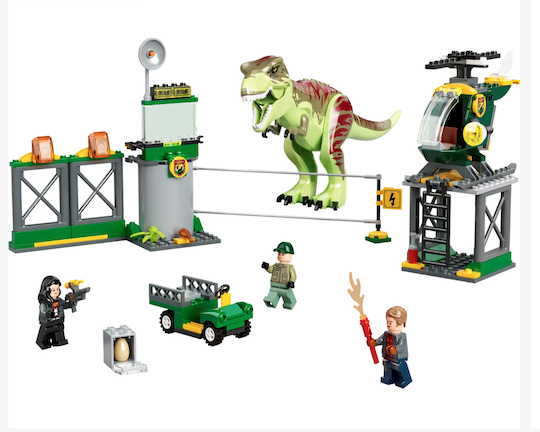 LEGO Jurassic World T.Rex Dinosaurus Ontsnapping 76944 Logo