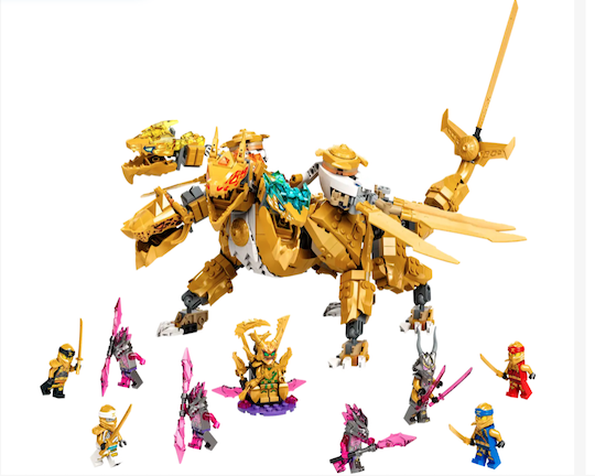 LEGO NINJAGO Lloyds Gouden Ultra Draak 71774 Logo