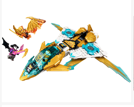 LEGO NINJAGO Zane's Gouden Drakenvliegtuig 71770 Logo