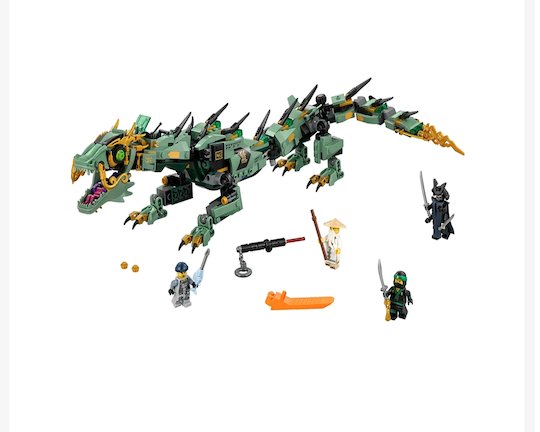 LEGO NINJAGO Groene Ninja Mecha Draak 70612 Logo