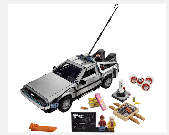 LEGO Back to the Future Tijdmachine 10300 | Icons| Logo